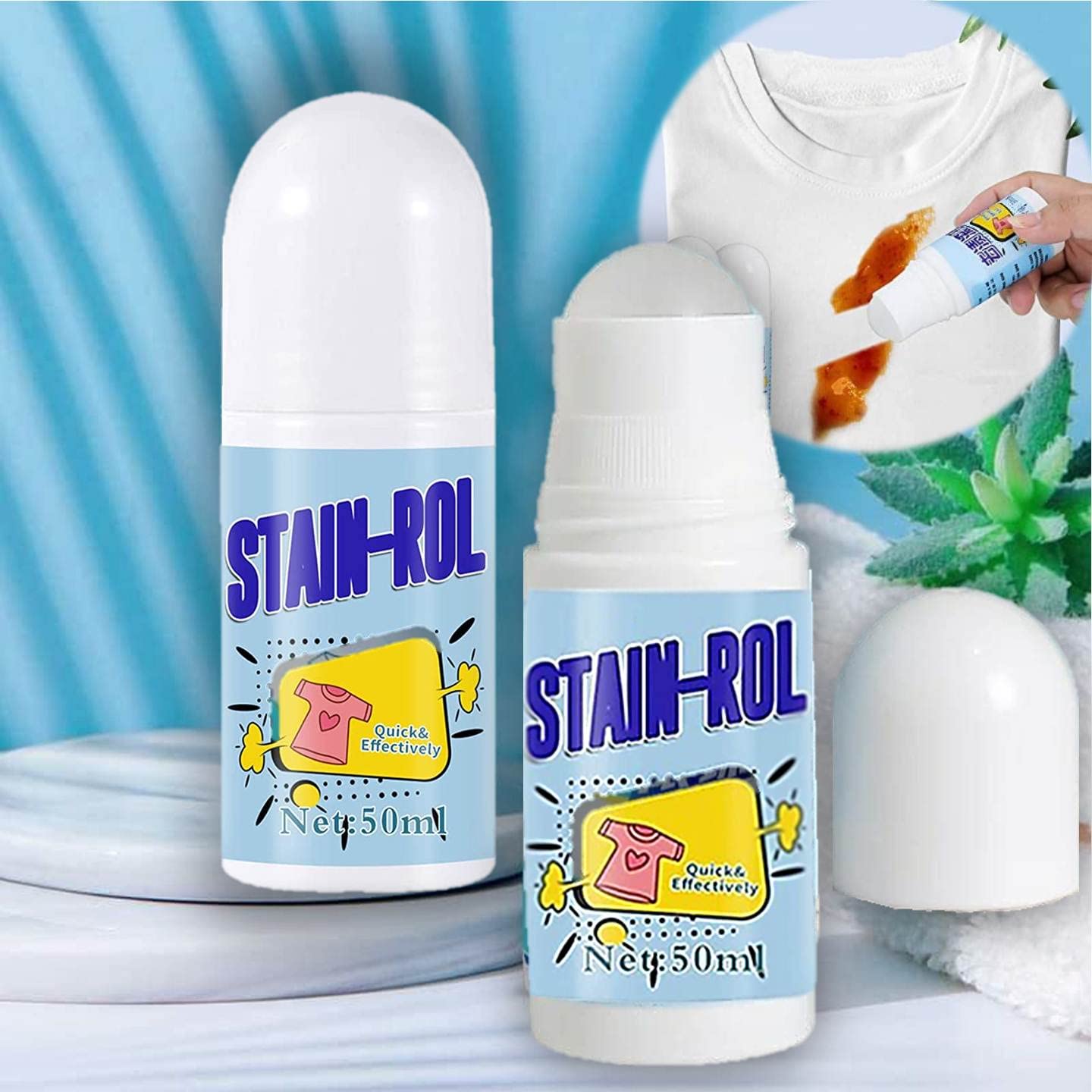 Clothes Stain Removal Roller, Laundry Clothes Cleaning Roll Ball, Water Free Stain Removal Stick, Stain Remover Pen for Clothes And Fabric, Emergency Stain Removal, Multipurpose Fabric Clothes Stain Remove Stick Clothes Stain Removal Roller, Laundry Clothes Cleaning Roll Ball, Water Free Stain Removal Stick, Stain Remover Pen for Clothes And Fabric, Emergency Stain Removal, Multipurpose Fabric Clothes Stain Remove Stick